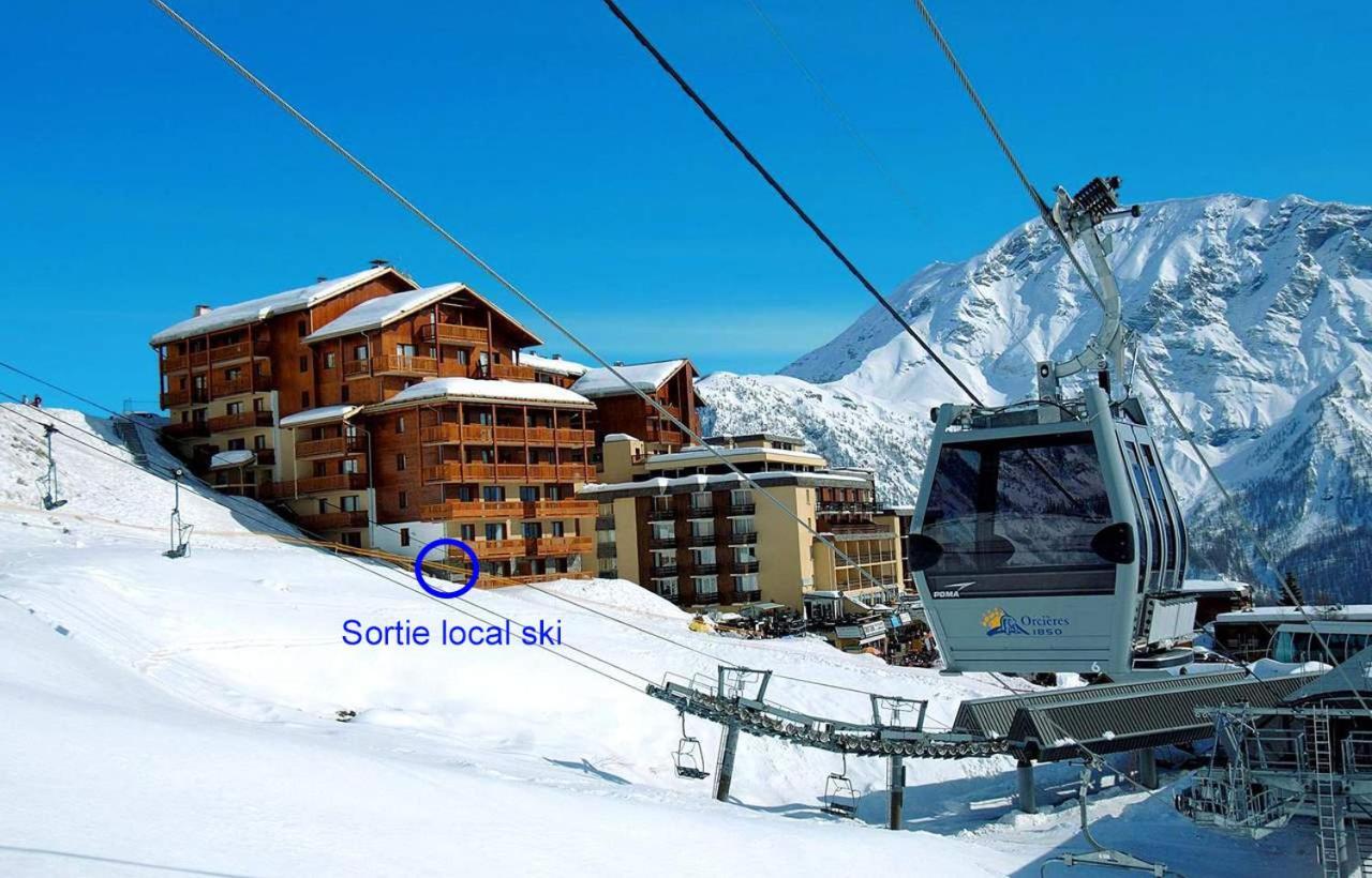 Appt T2 Cabine 4-6 Personnes Au Pied Des Pistes Orcières Extérieur photo